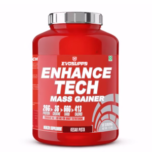 Evosupps Enhance Tech Mass Gainer – Kesar Pista(2.5kg)