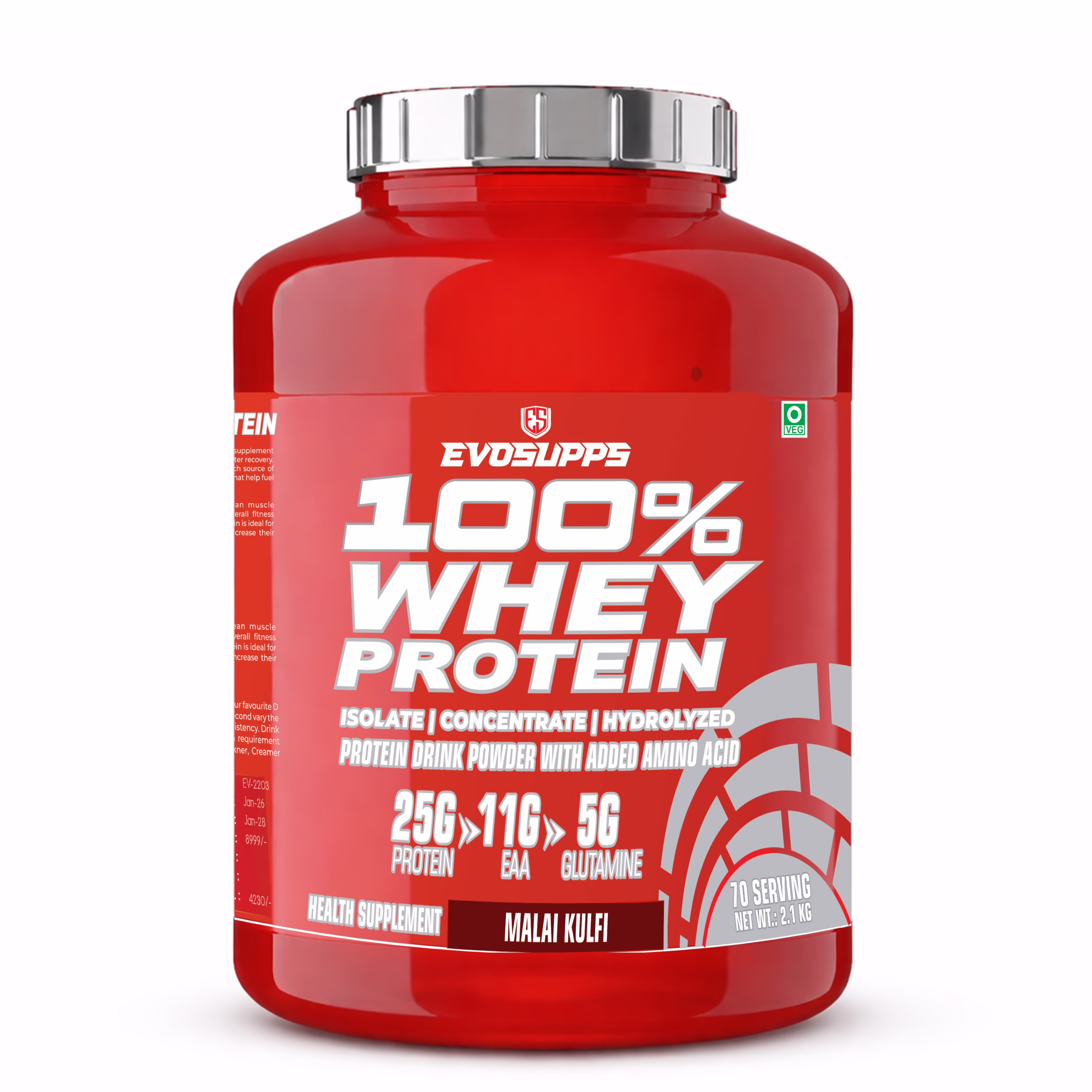 Evosupps 100% Whey Protein – Malai Kulfi